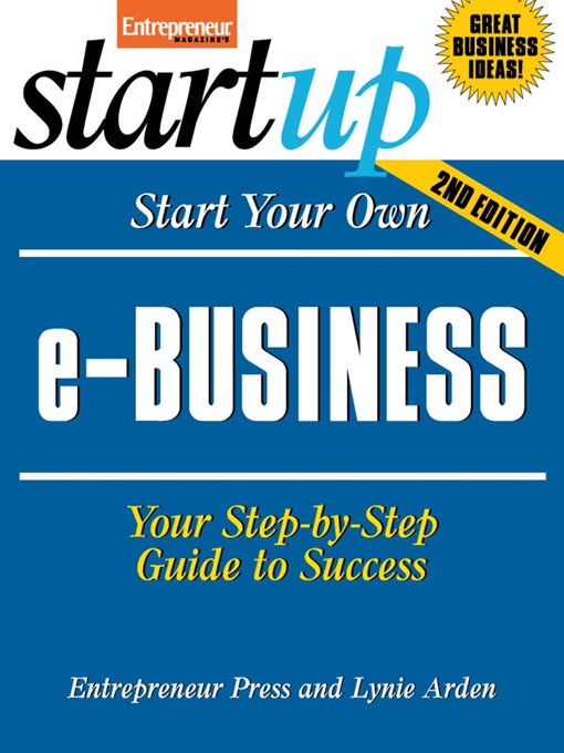 Title details for Start Your Own e-Business by Entrepreneur Press - Wait list